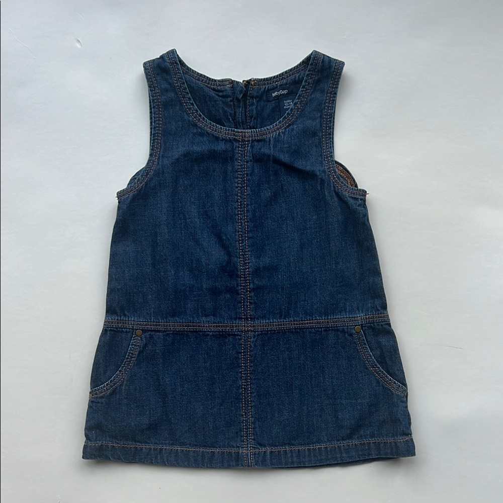 Baby Gap Denim Sleeveless Dress
